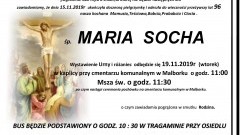 Zmarła Maria Socha. Żyła 96 lat.