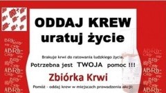 Oddaj krew - uratuj życie. Zbiórka krwi w Sztumie.