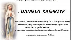 Zmarła Daniela Kasprzyk. Żyła 88 lat.