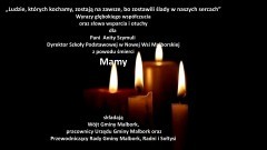 Wójt Gminy Malbork, pracownicy Urzędu Gminy Malbork oraz Przewodniczący Rady Gminy Malbork, Radni i Sołtysi składają kondolencje.