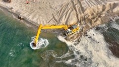 Co się dzieje na Przekopie? Budowa drogi wodnej łączącej Zalew Wiślany z Zatoką Gdańską - Kwiecień 2020