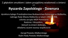 Zarząd Powiatu Malborskiego oraz Radni Rady Powiatu Malborskiego składają kondolencje.