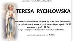 Zmarła Teresa Rychłowska. Żyła 93 lata.