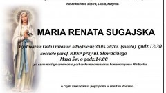 Zmarła Maria Sugajska. Żyła 65 lat.