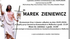 Zmarł Marek Zieniewicz. Żył 64 lata.