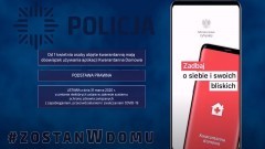 Policjanci apelują – jesteś objęty kwarantanną, skorzystaj z bezpłatnej aplikacji. Film instruktażowy.