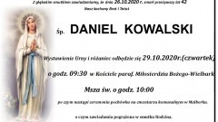 Zmarł Daniel Kowalski. Żył 42 lata.