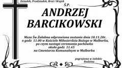 Zmarł Andrzej Barcikowski. Żył 80 lat.