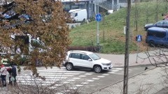 Mistrz (nie tylko) parkowania na Targowej w Malborku.
