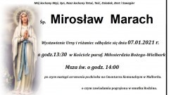 Zmarł Mirosław Marach. Żył 58 lat.