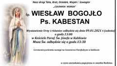 Zmarł Wiesław Bogojło. Żył 67 lat.