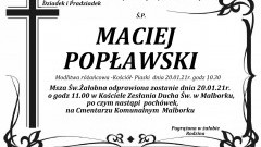 Zmarł Maciej Popławski. Żył 82 lata.