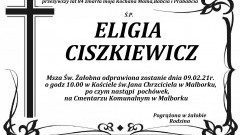 Zmarła Eligia Ciszkiewicz. Żyła 84 lata.