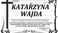 Zmarła Katarzyna Wajda. Żyła 95 lat.