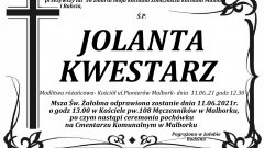 Zmarła Jolanta Kwestarz. Żyła 56 lat.