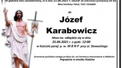 Zmarł Józef Karabowicz. Żył 92 lata.