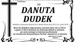 Zmarła Danuta Dudek. Żyła 62 lata.