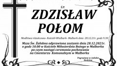 Zmarł Zdzisław Połom. Żył 86 lat.