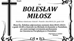 Zmarł Bolesław Miłosz. Żył 92 lata.
