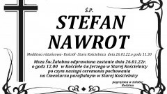 Zmarł Stefan Nawrot. Żył 82 lata.