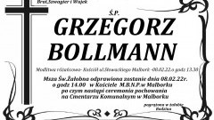 Zmarł Grzegorz Bollmann. Żył 68 lat.