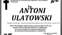 Zmarł Antoni Ulatowski. Żył 100 lat.