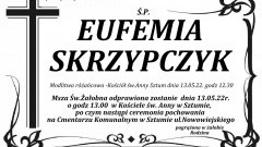 Zmarła Eufemia Skrzypczyk. Żyła 95 lat.