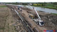 Nowakowo. II etap budowy drogi wodnej łączącej Zalew Wiślany z Zatoką Gdańską maj 2022 [foto, wideo]