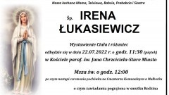 Zmarła Irena Łukasiewicz. Żyła 90 lat.