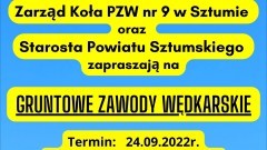 Sztum. W sobotę Gruntowe Zawody Wędkarskie.