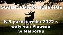 Malbork. Ogólnopolski Hubertus – wielkie święto myśliwych i leśników. Szczegóły na plakacie.