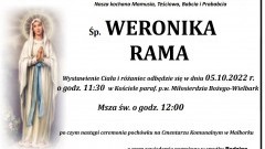 Zmarła Weronika Rama. Żyła 89 lat.