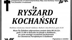 Zmarł Ryszard Kochański. Żył 75 lat.