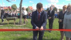 Uroczyste otwarcie placu zabaw „zielony zakątek” przy Szkole Podstawowej nr 8 w Malborku – 28.09.2015