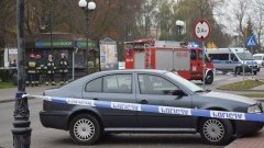 Nowy Dwór Gdański. Alarm bombowy. Ćwiczenia nowodworskiej policji - 6.11.2015
