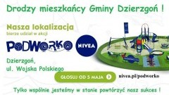 Wygrajmy To Jeszcze Raz! Gmina Dzierzgoń bierze udział w walce o Podwórko Nivea.