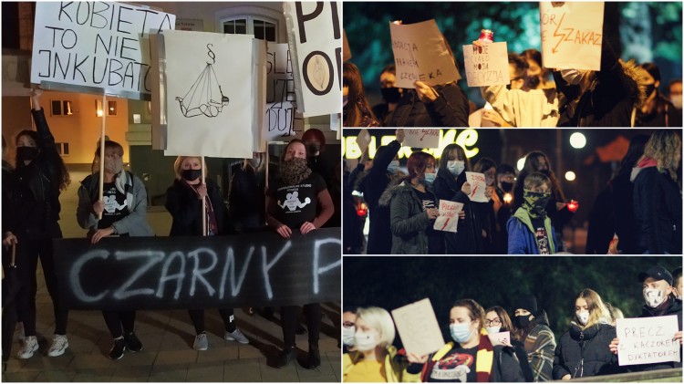 Protest kobiet w Nowym Dworze Gdańskim i Sztumie.