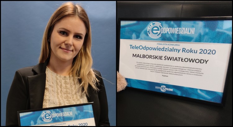 Malborskie Światłowody w finale TeleOdpowiedzialny Roku 2020