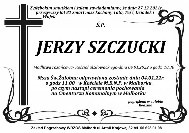Zmarł Jerzy Szczucki. Żył 81 lat.