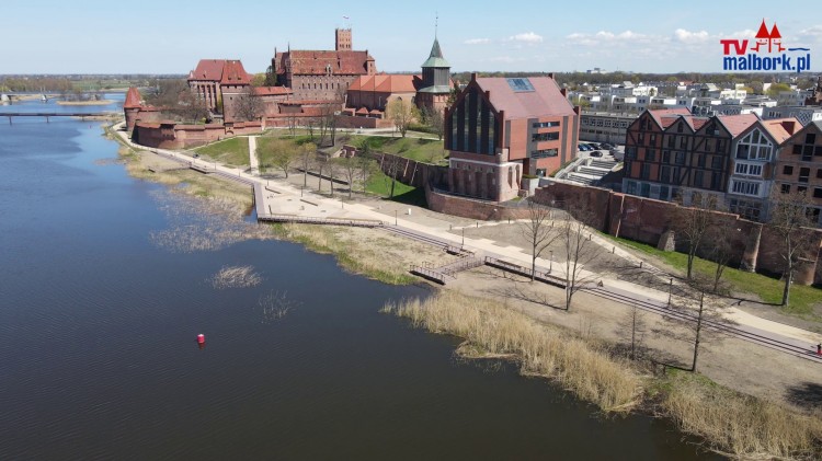 Malbork. Budowa bulwaru i kamienic nad Nogatem. Zobacz najnowsze nagranie&#8230;