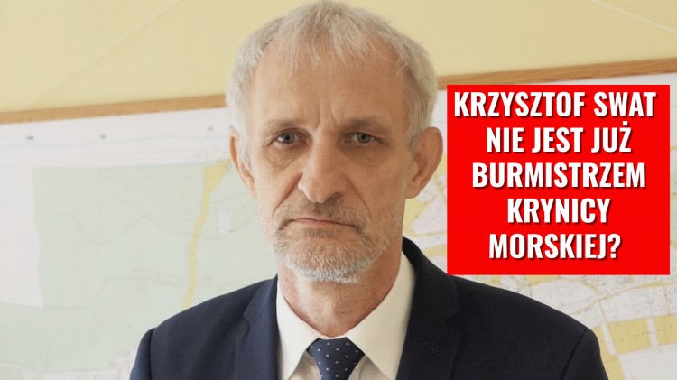 Krynica Morska. Krzysztof Swat nie jest już Burmistrzem?