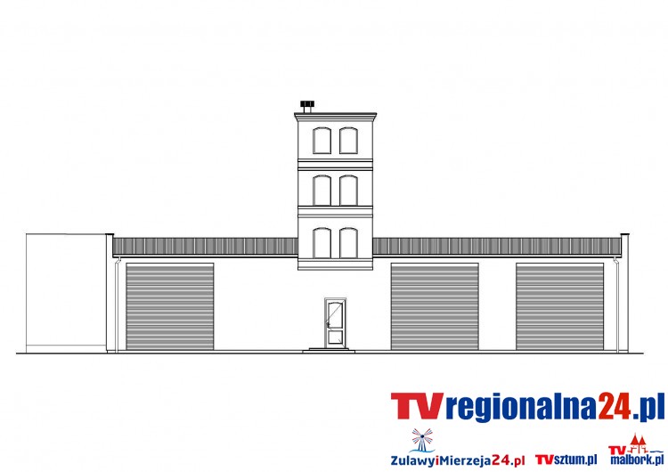 Zobacz projekt rozbudowy budynku OSP w Dzierzgoniu – 21.12.2015