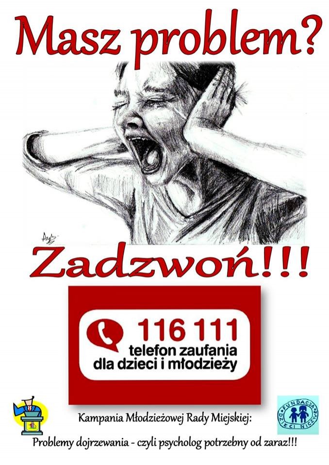 Masz Problem? Zadzwoń! Kampania Młodzieżowej Rady Miejskiej w Dzierzgoniu&#8230;
