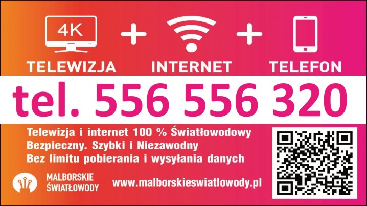 Mega Szybki internet: Malbork, Nowy Staw, Nowy Dwór&#8230;
