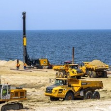 Przekop Mierzei Wiślanej. Budowę odwiedził Grzegorz Witkowski, Podsekretarz…