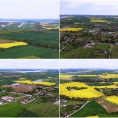 Pas startowy 22 Bazy Lotnictwa Taktycznego. Nowa Wieś Malborska z lotu…