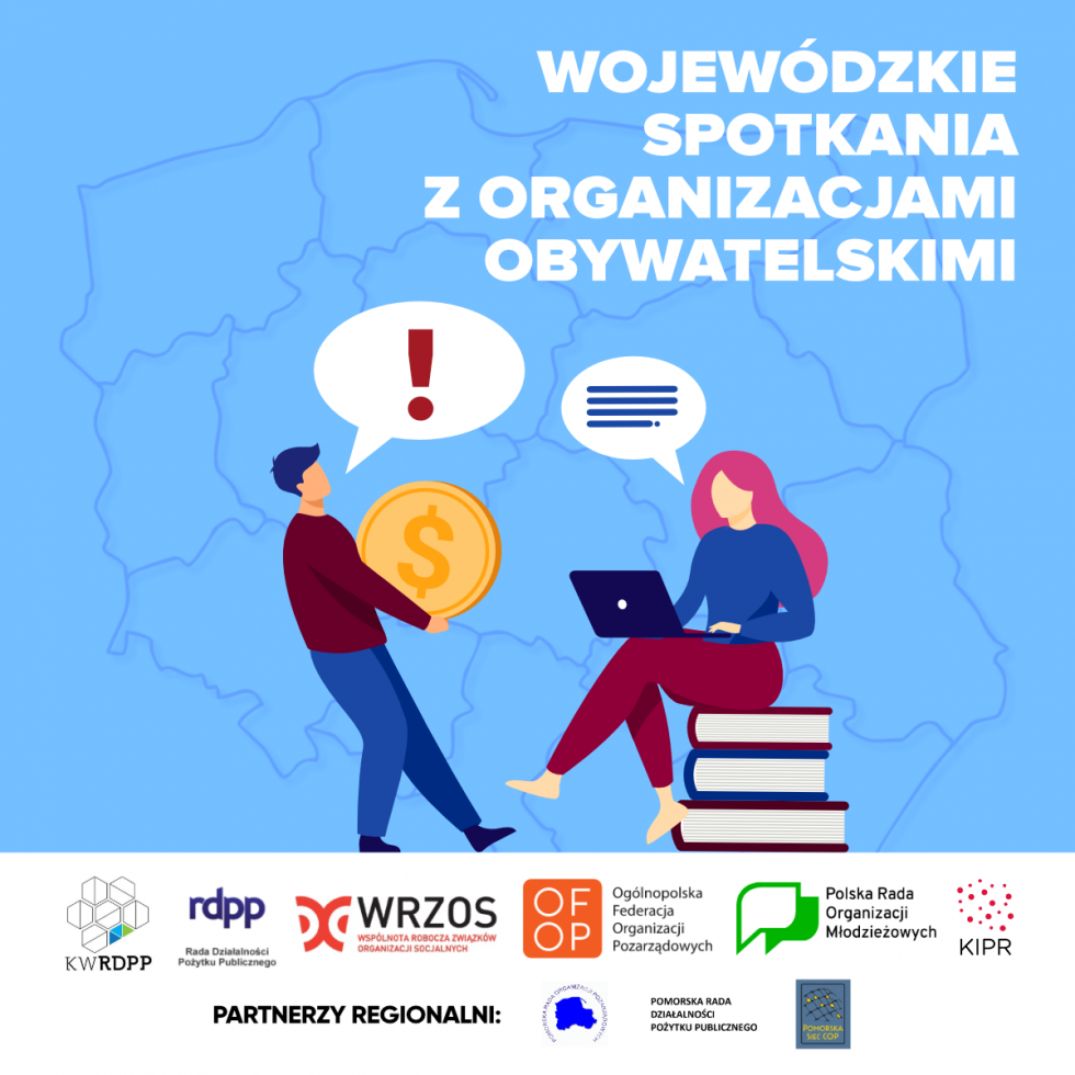 Malbork. Starostwo Powiatowe zaprasza na otwarte spotkanie z organizacjami obywatelskimi z województwa pomorskiego.