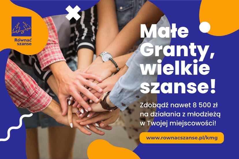Malbork. Rusza nabór wniosków do konkursu „Równać Szanse-Małe Granty”.