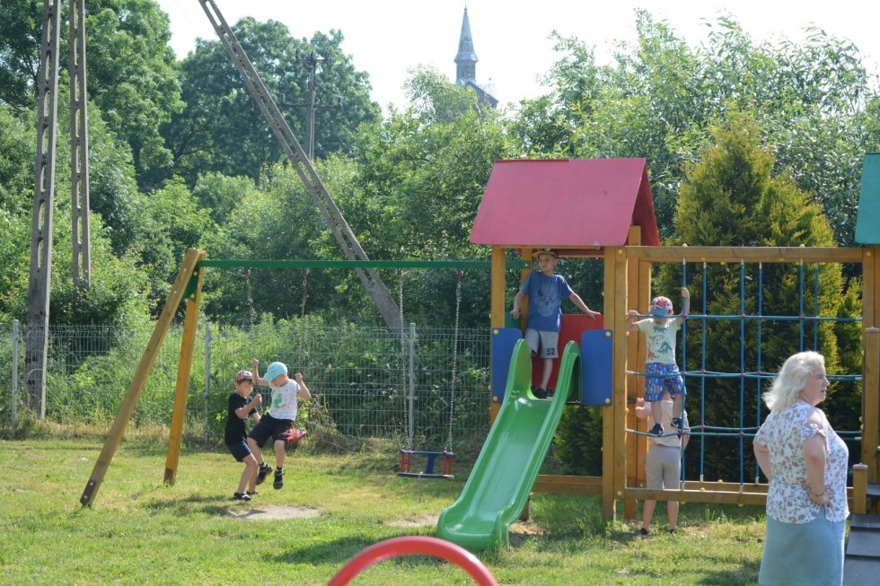 Powiat nowodworski. Uroczyste otwarcie centrum rekreacyjno-turystycznego w Marzęcinie.
