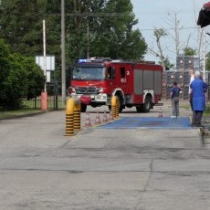 Malbork. Ćwiczenia ratowniczo-gaśnicze strażaków z powiatu malborskiego.